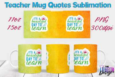 Teacher Mug Sublimation | 11 oz 15 oz Mug | School Design | PNG File Sublimation The T Store Design 