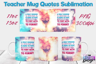 Teacher Mug Sublimation | 11 oz 15 oz Mug | School Design | PNG File Sublimation The T Store Design 