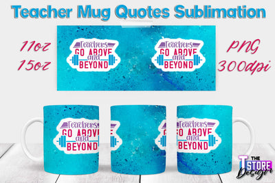 Teacher Mug Sublimation | 11 oz 15 oz Mug | School Design | PNG File Sublimation The T Store Design 
