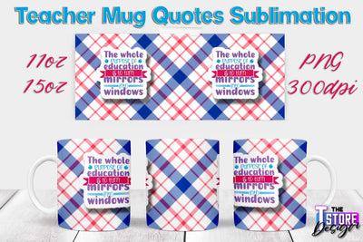 Teacher Mug Sublimation | 11 oz 15 oz Mug | School Design | PNG File Sublimation The T Store Design 