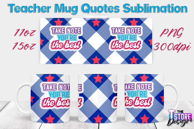 Teacher Mug Sublimation | 11 oz 15 oz Mug | School Design | PNG File Sublimation The T Store Design 