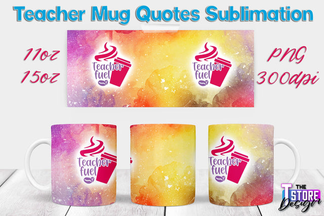 Teacher Mug Sublimation | 11 oz 15 oz Mug | School Design | PNG File Sublimation The T Store Design 