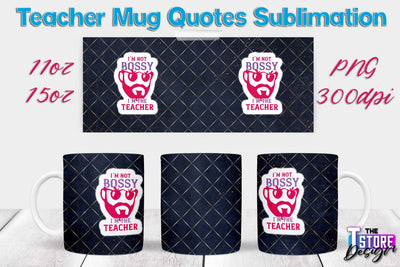 Teacher Mug Sublimation | 11 oz 15 oz Mug | School Design | PNG File Sublimation The T Store Design 