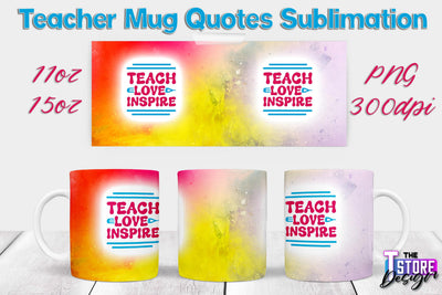 Teacher Mug Sublimation | 11 oz 15 oz Mug | School Design | PNG File Sublimation The T Store Design 