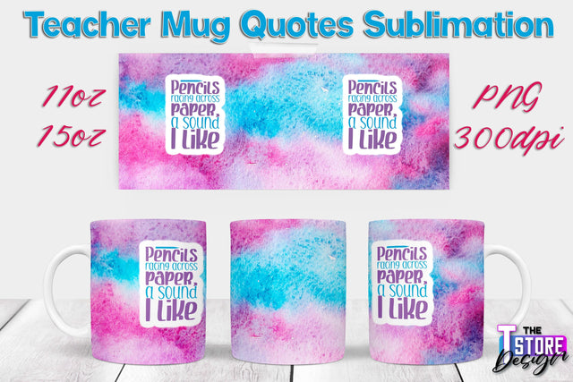 Teacher Mug Sublimation | 11 oz 15 oz Mug | School Design | PNG File Sublimation The T Store Design 