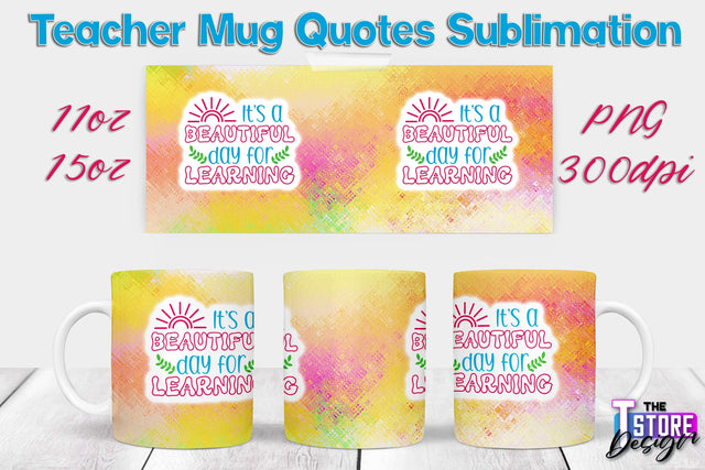 Teacher Mug Sublimation | 11 oz 15 oz Mug | School Design | PNG File Sublimation The T Store Design 