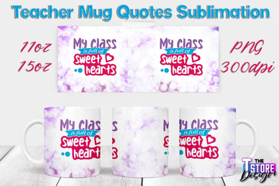 Teacher Mug Sublimation | 11 oz 15 oz Mug | School Design | PNG File Sublimation The T Store Design 