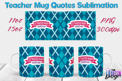 Teacher Mug Sublimation | 11 oz 15 oz Mug | School Design | PNG File Sublimation The T Store Design 