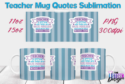 Teacher Mug Sublimation | 11 oz 15 oz Mug | School Design | PNG File Sublimation The T Store Design 