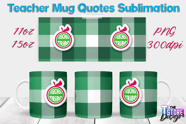 Teacher Mug Sublimation | 11 oz 15 oz Mug | School Design | PNG File Sublimation The T Store Design 