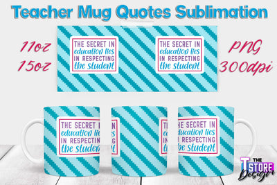 Teacher Mug Sublimation | 11 oz 15 oz Mug | School Design | PNG File Sublimation The T Store Design 