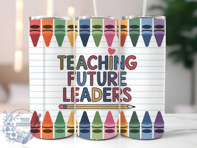 Teacher Notepad Quote 20oz Tumbler, Notepad Wrap, Sublimation Gift, Educator Mug, 20oz Tumbler Design, Teacher Quote, Classroom Theme Sublimation ToriDesigns 