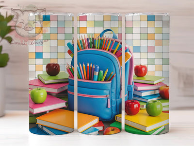 Teacher Pencil School Tumbler, Teacher Theme, Pencil Design, Classroom Style, Education Vibes, 20Oz Tumbler, Sublimation Wrap Sublimation Lara' s Designs 