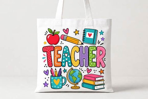 Teacher PNG | Cute Teacher Classroom Design | Sublimation PNG SVG BillahCrafts 