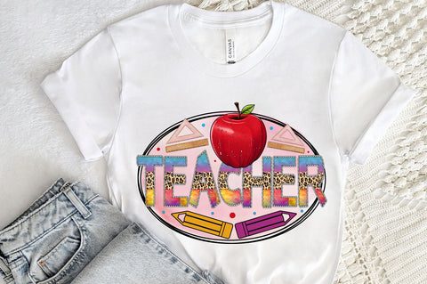 Teacher PNG Design Sublimation Regulrcrative 