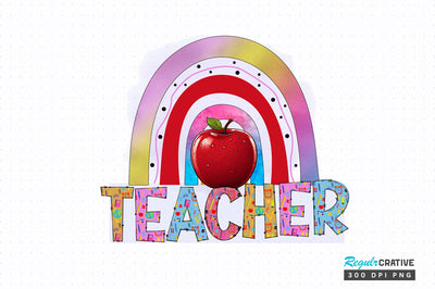 Teacher PNG Design Sublimation Regulrcrative 