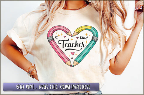 Teacher Rainbow Heart PNG Sublimation Shetara Begum 