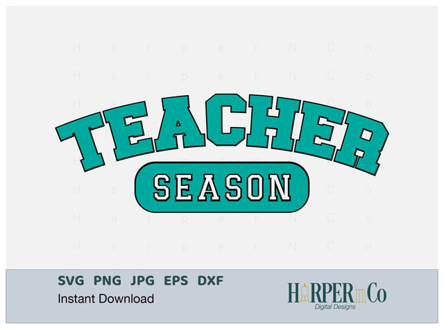 Teacher Season Laser SVG EPS Cut File SVG HarperNCo 