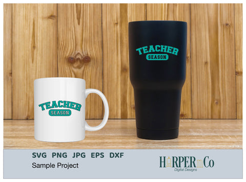 Teacher Season Laser SVG EPS Cut File SVG HarperNCo 
