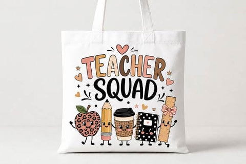 Teacher Squad PNG, Leopard Teacher Sublimation SVG BillahCrafts 