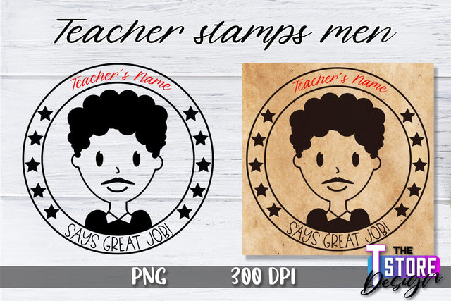 Teacher Stamp Men Sublimation | Teacher Stamp Design | Teacher Design Sublimation The T Store Design 