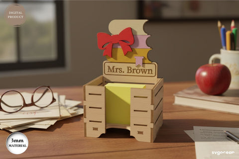 Teacher Sticky Note Holder SVG Bundle SVG SvgOcean 