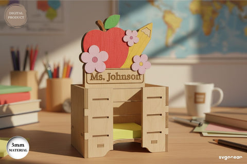 Teacher Sticky Note Holder SVG Bundle SVG SvgOcean 