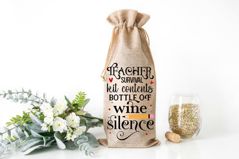 Teacher survival kit contents Svg Design SVG Regulrcrative 