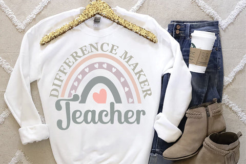 Teacher Svg Bundle, Apple Teacher Svg, Teacher Bundle Svg, Teach Love Inspire Svg, Teacher Life Svg, One Blessed Teacher Svg, Teacher Quotes SVG Creativeart88 