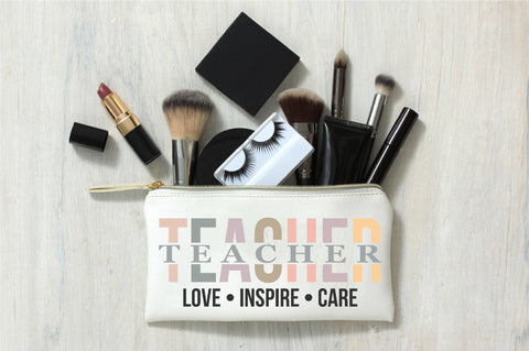 Teacher Svg Bundle, Apple Teacher Svg, Teacher Bundle Svg, Teach Love Inspire Svg, Teacher Life Svg, One Blessed Teacher Svg, Teacher Quotes SVG Creativeart88 