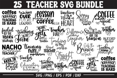 Teacher SVG Bundle, School SVG Digital Pattern orpitasn 