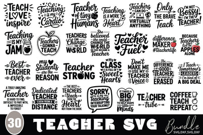 Teacher SVG Bundle SVG Angelina750 