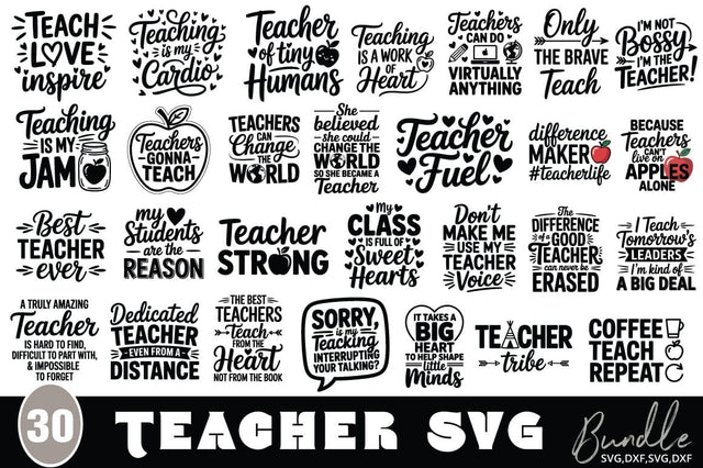 Teacher SVG Bundle SVG Angelina750 