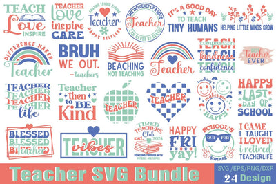 Teacher SVG Bundle SVG Angelina750 