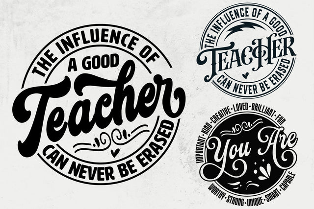 Teacher Svg Bundle, Teacher Teach Inspire Love Svg, Inspire and Educate Svg SVG DesignDestine 