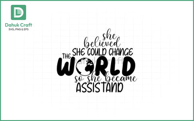 Teacher SVG – Change the World Quote SVG PNG & EPS V1 SVG dahukdesign 
