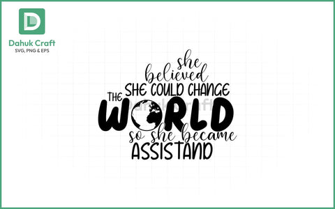 Teacher SVG – Change the World Quote SVG PNG & EPS V1 SVG dahukdesign 