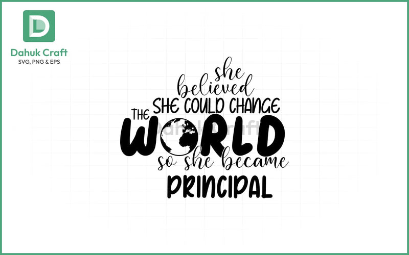 Teacher SVG – Change the World Quote SVG PNG & EPS V5 SVG dahukdesign 