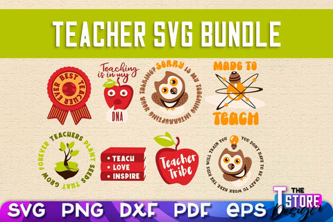 Teacher SVG Design | Funny Quotes SVG Design | School SVG v.1 SVG The T Store Design 