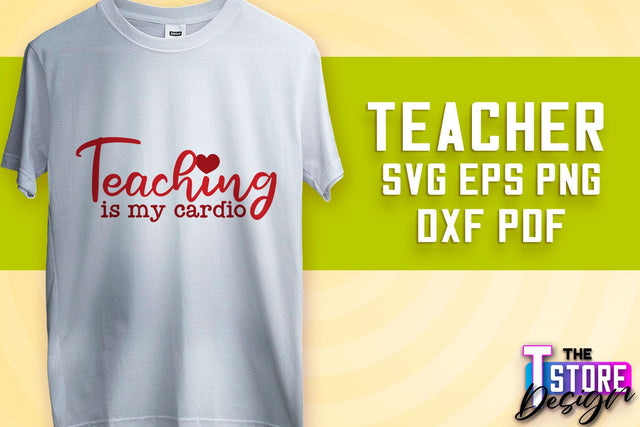 Teacher SVG Design | Funny Quotes SVG Design | School SVG v.1 SVG The T Store Design 