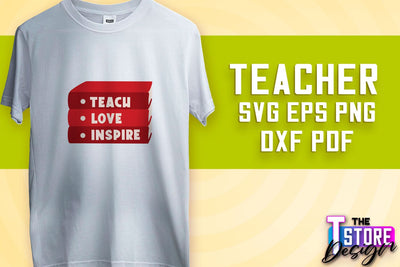 Teacher SVG Design | Funny Quotes SVG Design | School SVG v.1 SVG The T Store Design 