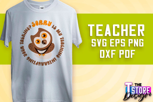 Teacher SVG Design | Funny Quotes SVG Design | School SVG v.1 SVG The T Store Design 