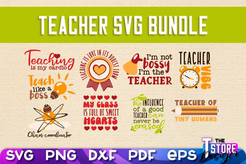 Teacher SVG Design | Funny Quotes SVG Design | School SVG v.1 SVG The T Store Design 
