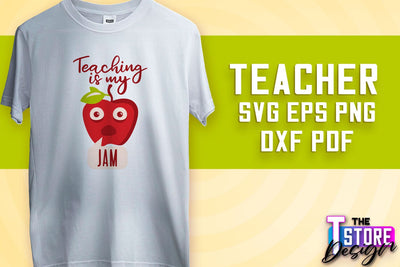 Teacher SVG Design | Funny Quotes SVG Design | School SVG v.1 SVG The T Store Design 