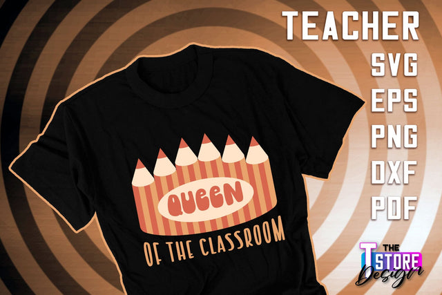 Teacher SVG Design | Funny Quotes SVG Design | School SVG v.2 SVG The T Store Design 