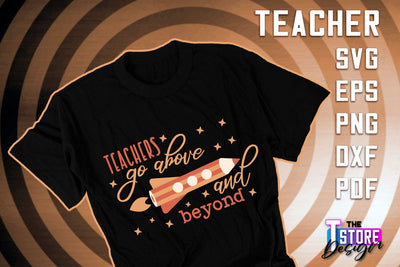 Teacher SVG Design | Funny Quotes SVG Design | School SVG v.2 SVG The T Store Design 