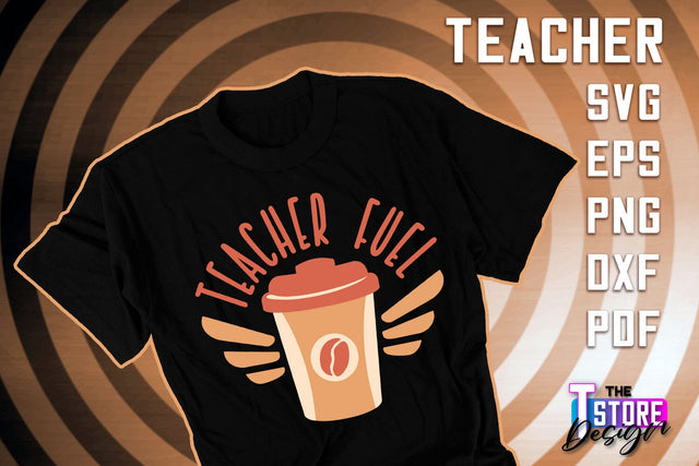 Teacher SVG Design | Funny Quotes SVG Design | School SVG v.2 SVG The T Store Design 