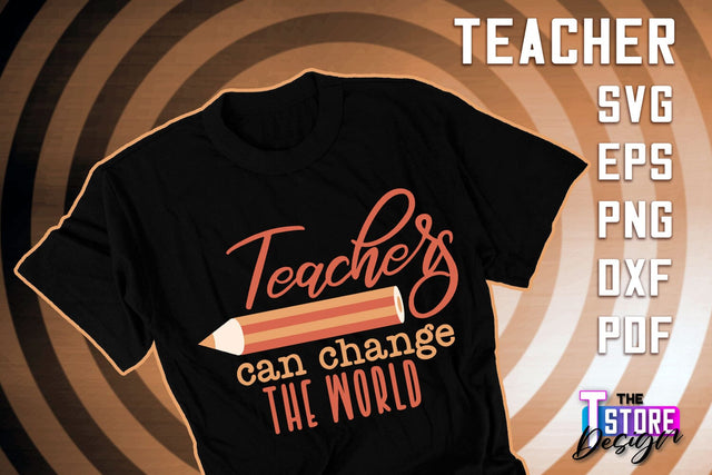 Teacher SVG Design | Funny Quotes SVG Design | School SVG v.2 SVG The T Store Design 