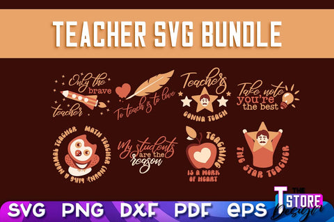 Teacher SVG Design | Funny Quotes SVG Design | School SVG v.2 SVG The T Store Design 