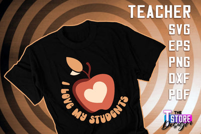 Teacher SVG Design | Funny Quotes SVG Design | School SVG v.2 SVG The T Store Design 